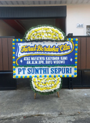 Papan Bunga Duka di Kualuh Hilir