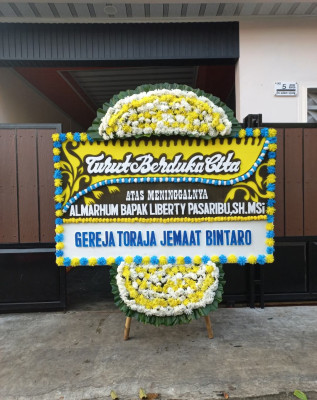 Papan Bunga Duka di Kualuh Hilir