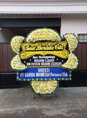 Papan Bunga Duka di Kualuh Hilir